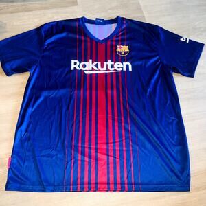FC BARCELONA LIONEL MESSI OFFICIAL UNICEF FOOTBALL SHIRT JERSEY MEN'S SIZE XXL